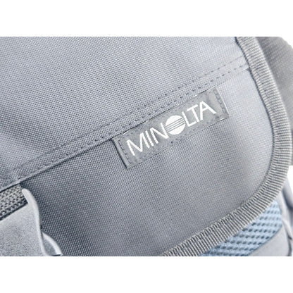 [Pre-owned] Genuine Minolta Camera Lens Shoulder Bag Nylon Black — Near MINT — Japan #5069