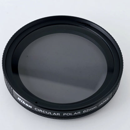[Pre-owned] Genuine Nikon Circular Polarizer 62mm CPL Filter for SLR DSLR — Near Mint — Japan #5294