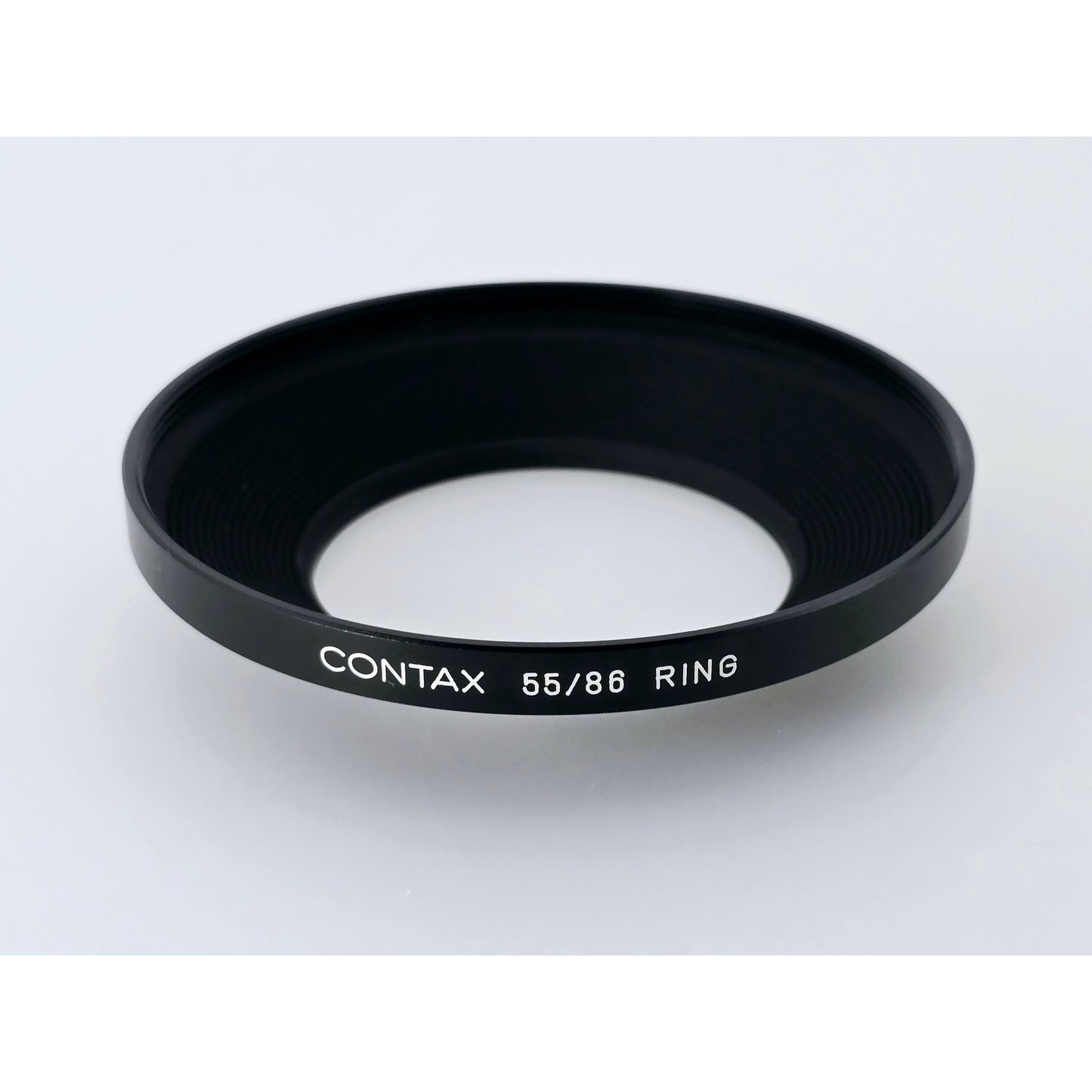 [Pre-owned] Contax Metal Lens Hood 5 with 55/86 Ring Adapter (Genuine) — Near MINT+++ — Japan #4796