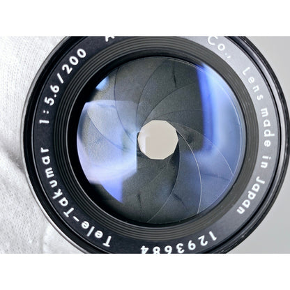 [Pre-owned] Asahi Opt Tele-Takumar 200mm F5.6 MF Lens Pentax M42 — Near MINT — Japan #4061