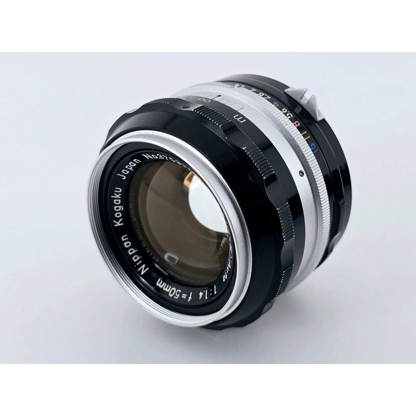 [Pre-owned] Nikon Non-Ai Nikkor-S Auto 50mm F1.4 MF Lens (6 Blades, Early) — Near MINT — Japan #4753
