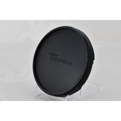 [Pre-owned] Zenza Bronica ETR Body Cap & Rear Lens Cap — Top MINT — Japan #2186