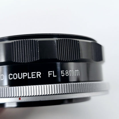 [Pre-owned] Canon Macro Photo Coupler FL 58mm for Bellows Macro Lens — Mint — Japan #5433