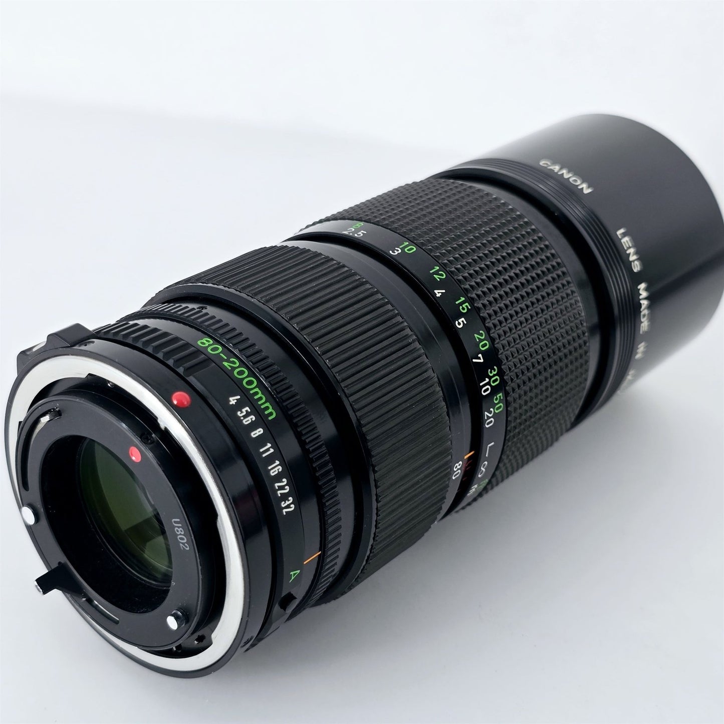 [Pre-owned] Canon New FD 80-200mm f/4 MF Telephoto Zoom Lens — Near Mint — Japan #5392