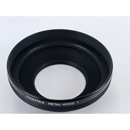 [Pre-owned] Contax Metal Hood 1 with 55/86 Adapter Ring (Genuine) — MINT — Japan #3569