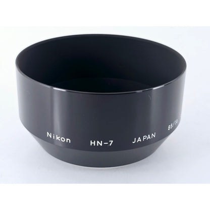 [Pre-owned] Nikon HN-7 Metal Lens Hood for 85mm f/1.8 & 80-200mm f/4.5 (Genuine) — Unused — Japan #4394