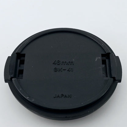 [Pre-owned] Contax GK-B Body Cap & GK-41 46mm Front Lens Cap for G1 G2 — Mint — Japan #5628