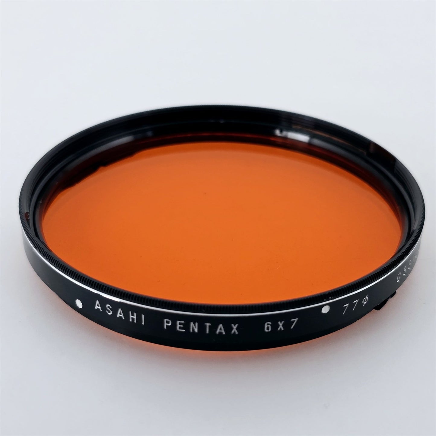 [Pre-owned] Asahi Pentax SMC 6x7 77mm O56 (02) Orange Lens Filter — Mint — Japan #5241