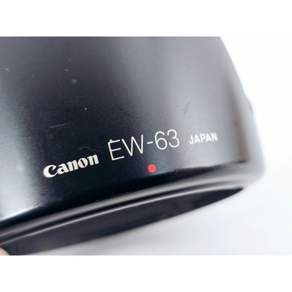 [Pre-owned] Genuine Canon EW-63 Plastic Lens Hood for EF Lens — Near MINT — Japan #4800