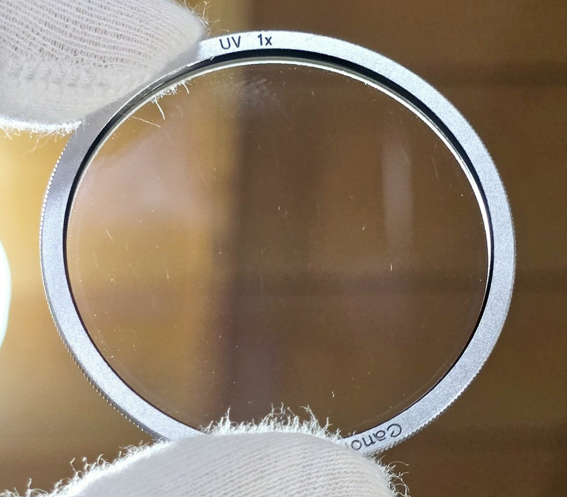 [Pre-owned] Canon 48mm UV 1x Protective Lens Filter — Near Mint — Japan #5691