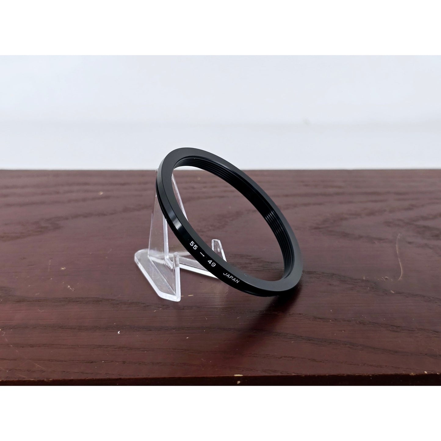 [Pre-owned] Metal Step Down Adapter Ring 55mm Lens to 49mm Filter Converter — MINT — Japan #4513