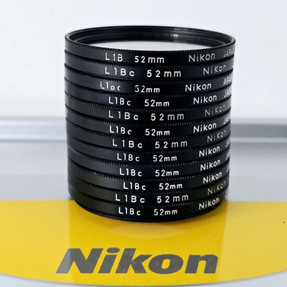 [Pre-owned] Nikon L1Bc L1B 52mm Skylight Lens Filter (12 pcs) — Near Mint — Japan #5446
