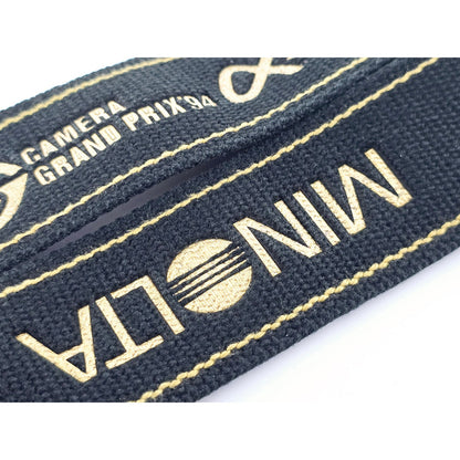 [Pre-owned] Minolta Grand Prix'94 alpha 707si Camera Strap (Gold) — MINT — Japan #4973
