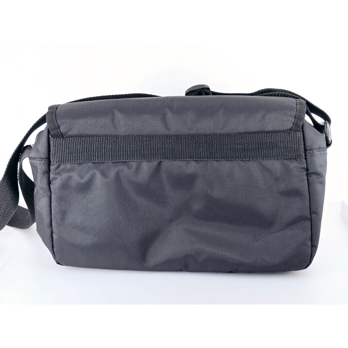 [Pre-owned] Genuine Minolta Camera Lens Shoulder Bag Nylon Black — Near MINT — Japan #5070
