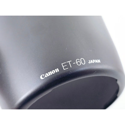 [Pre-owned] Canon ET-60 Plastic Lens Hood for EF 75-300mm & 55-250mm — Top MINT — Japan #5117