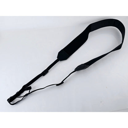 [Pre-owned] Nikon Genuine Camera Neck Strap Black 1.5in (3.8cm) — Near MINT — Japan #3015