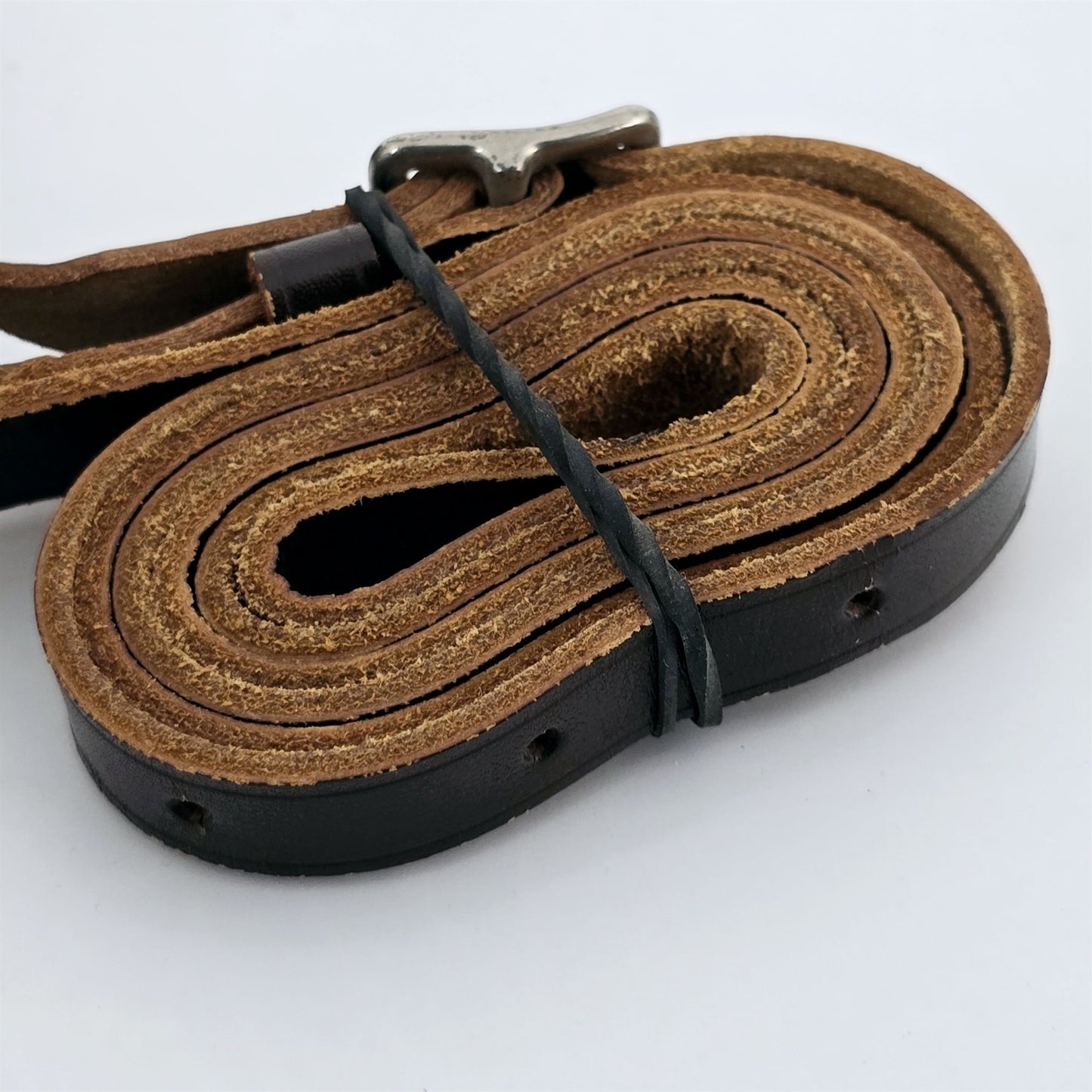 [Pre-owned] Leica Vintage Brown Leather Camera Hard Case — Excellent+++++ — Japan #5456