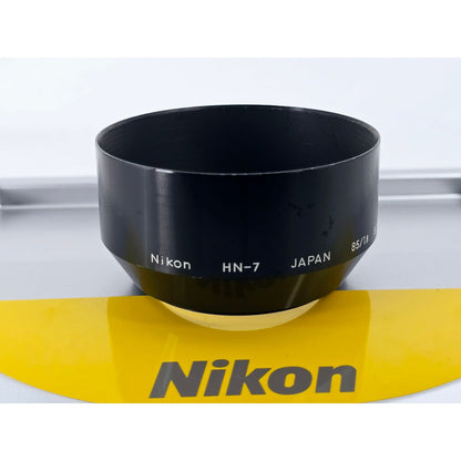 [Pre-owned] Nikon HN-7 Metal Lens Hood for 85mm f/1.8 & 80-200mm f/4.5 — Near MINT — Japan #4453