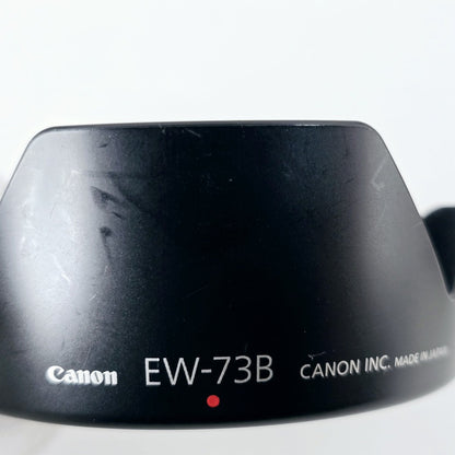 [Pre-owned] Canon EW-73B Lens Hood for EF-S 17-85mm 18-135mm — Near Mint — Japan #5387