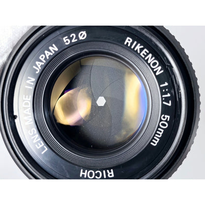 [Pre-owned] Ricoh XR 7 SLR 35mm Film Camera with Rikenon 50mm F1.7 — Near MINT — Japan #3474