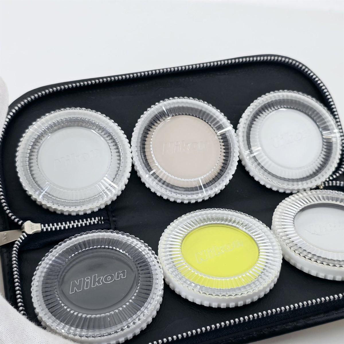 [Pre-owned] Nikon 52mm Filter Set (6 pcs) ND4X Y48 A2 L39 Close-up Soft — Near Mint — Japan #5398