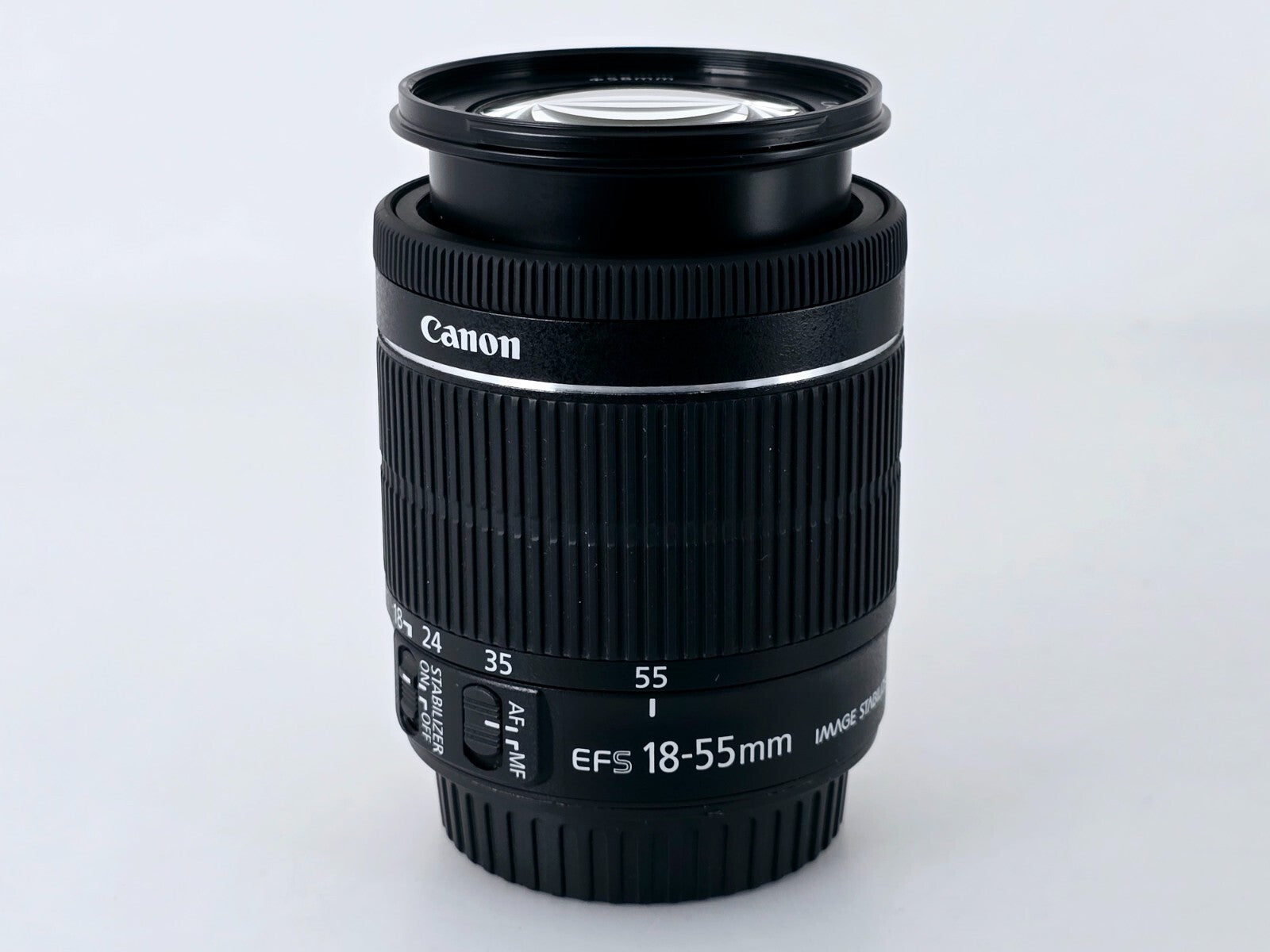 🌸[MINT] Canon EF-S 18-55mm F3.5-5.6 IS STM Zoom Lens w/EW-63C Hood From JAPAN