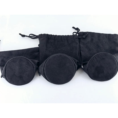 [Pre-owned] Nikon Lens Pouches — Assorted Various Styles Lot — Near MINT — Japan #4595