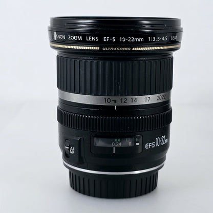 [Pre-owned] Canon EF-S 10-22mm F3.5-4.5 USM Wide Angle Zoom Lens — Near Mint+++ — Japan #5777