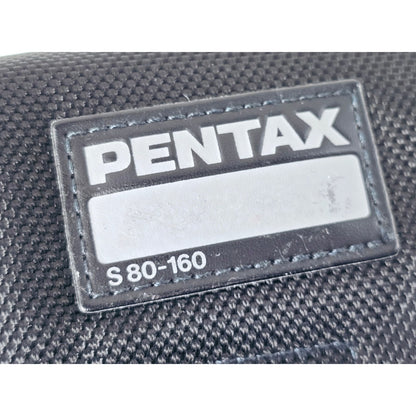 [Pre-owned] Pentax S80-160mm Genuine Soft Lens Case — MINT — Japan #3518