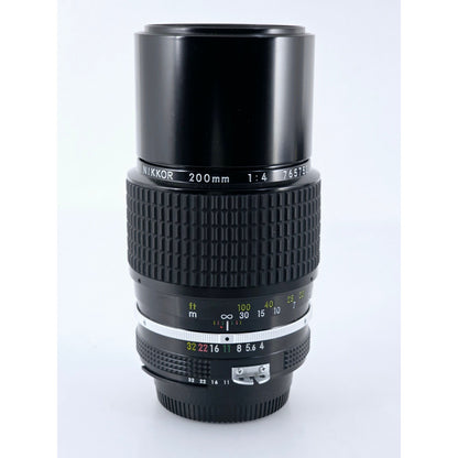 [Pre-owned] Nikon Ai Nikkor 200mm F4 Telephoto MF Lens — Near MINT — Japan #3636