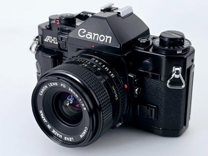 New Seal🌸[Near MINT] Canon A-1 35mm Film Camera New FD NFD 28mm F2.8 From Japan