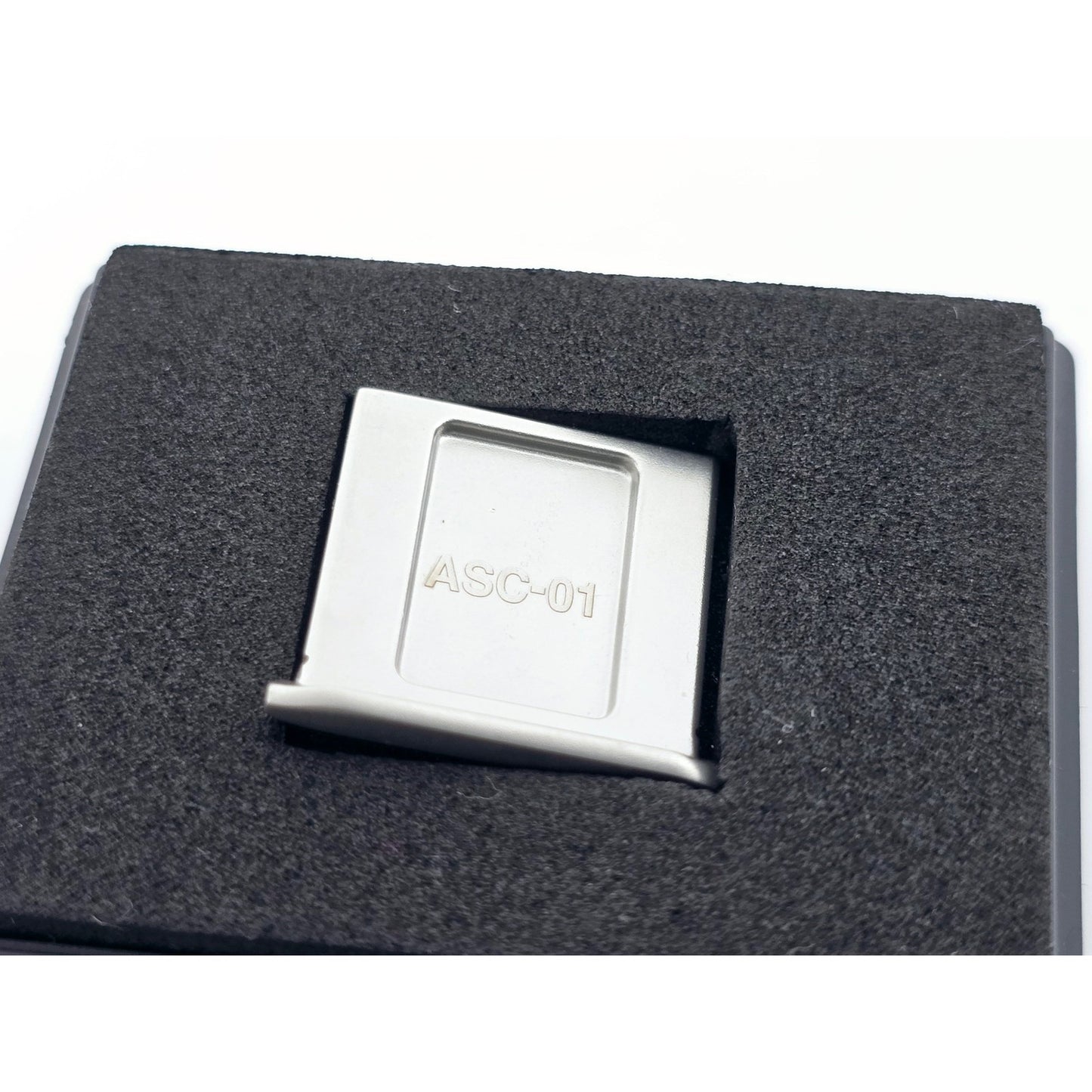 [Pre-owned] Nikon ASC-01 Accessory Shoe Cover Silver — Unused — Japan #5122