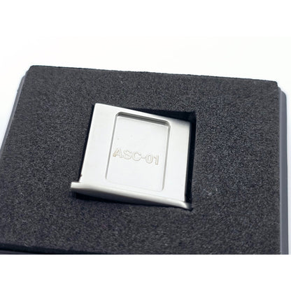 [Pre-owned] Nikon ASC-01 Accessory Shoe Cover Silver — Unused — Japan #5122