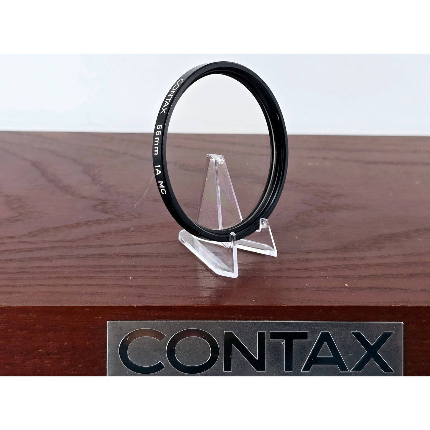 [Pre-owned] Contax 55mm 1A MC Black Lens Filter — Near MINT — Japan #2963