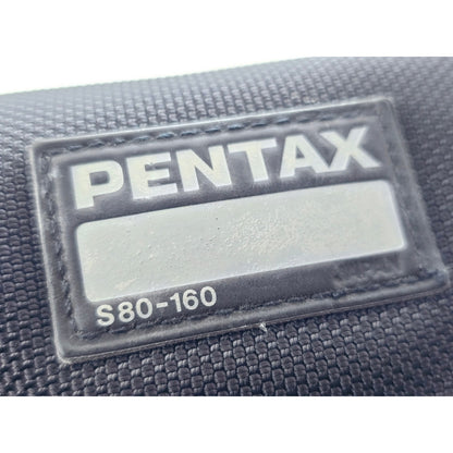 [Pre-owned] Pentax S80-160mm Genuine Soft Lens Case — Near MINT — Japan #2888