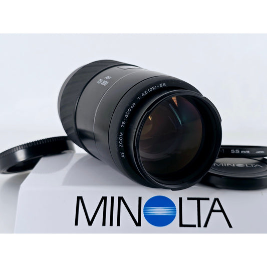 [Pre-owned] Minolta AF Zoom 75-300mm F4.5-5.6 Lens for Sony/Minolta A Mount — MINT — Japan #4435