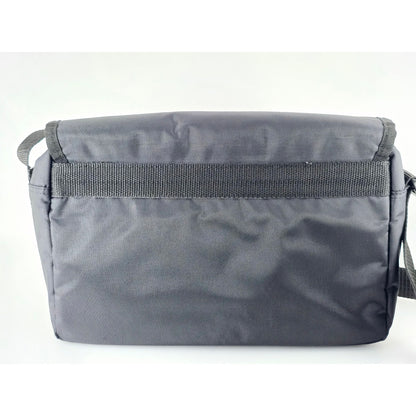 [Pre-owned] Genuine Minolta Camera Lens Shoulder Bag (Nylon, Black) — Near MINT — Japan #5073