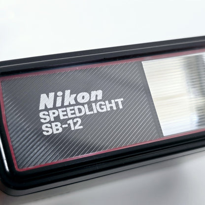 [Pre-owned] Nikon Speedlight SB-12 Shoe Mount Flash for F3 HP — Near Mint+++ — Japan #5360