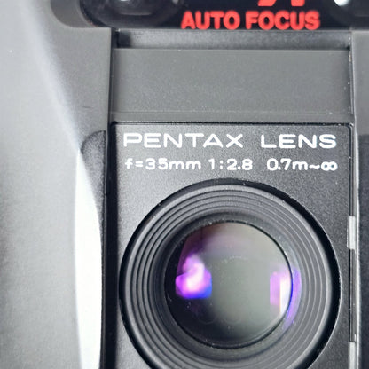 [Pre-owned] Pentax PC35 AF-M DATE 35mm Point & Shoot Film Camera (Black) — Mint — Japan #5785