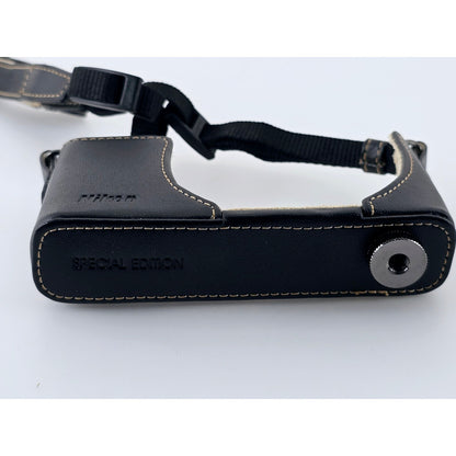 [Pre-owned] Nikon Genuine Leather Jacket Case for Coolpix S9300 — Unused — Japan #4746