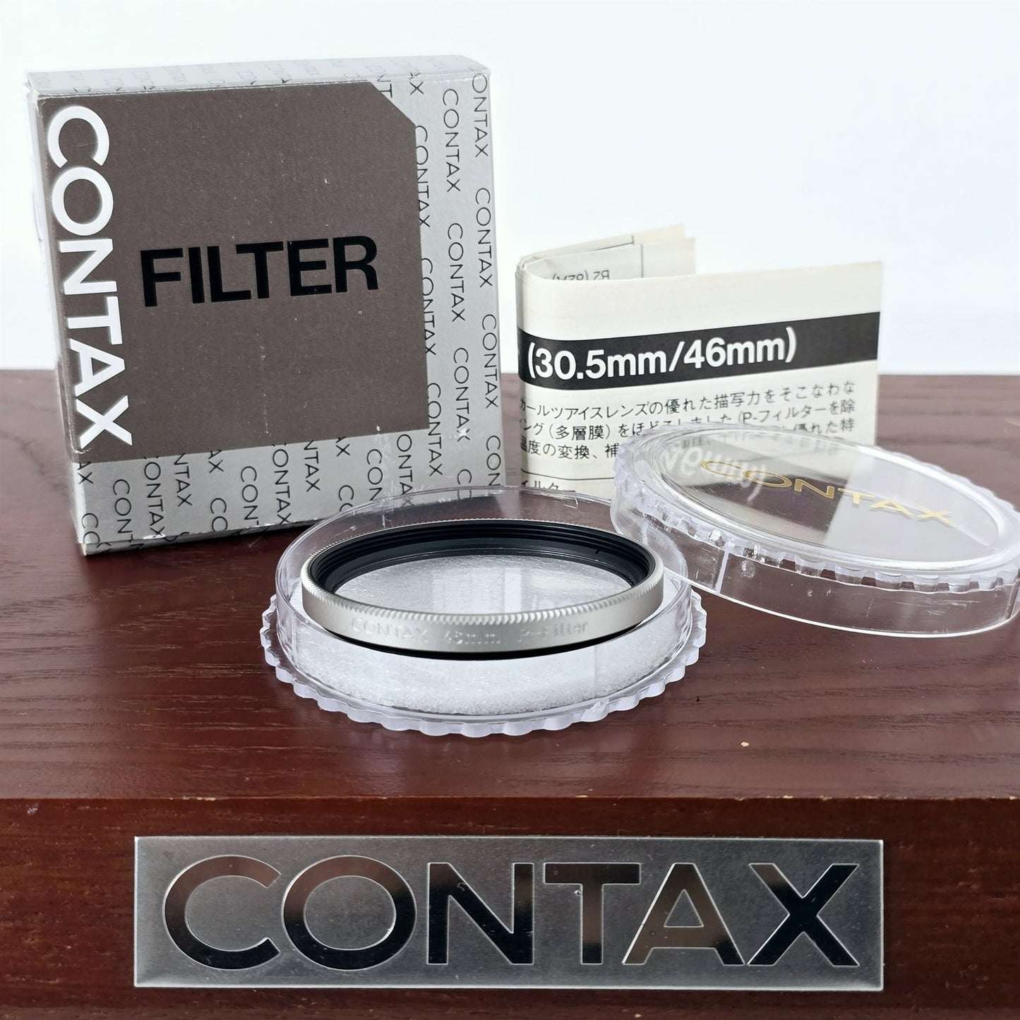 [Pre-owned] Contax 46mm P-Filter Protector for G1 G2 Film Camera — Top Mint — Japan #5403
