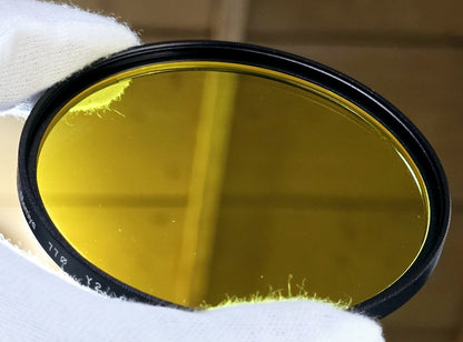 [Pre-owned] Genuine Mamiya 77mm Y2 Yellow Filter for RZ67 RB67 Mamiya 7 — Mint — Japan #5303