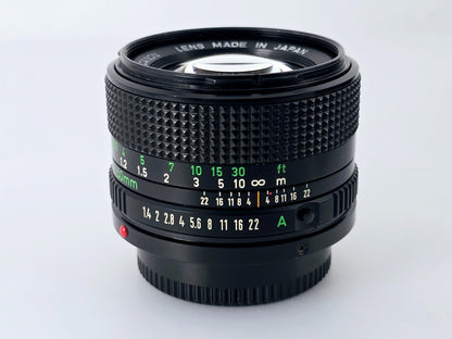 New Seal🌸[Near MINT] Canon AE-1 35mm Film Camera New FD 50mm F1.4 From Japan