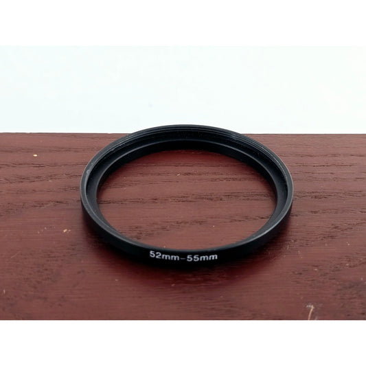 [Pre-owned] 52-55 Step Up Adapter Ring 52mm Lens to 55mm Filter Converter — MINT — Japan #3917