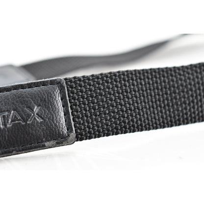 [Pre-owned] Contax Genuine Camera Neck Strap Black Nylon 0.98in (2.5cm) — Near MINT — Japan #2235