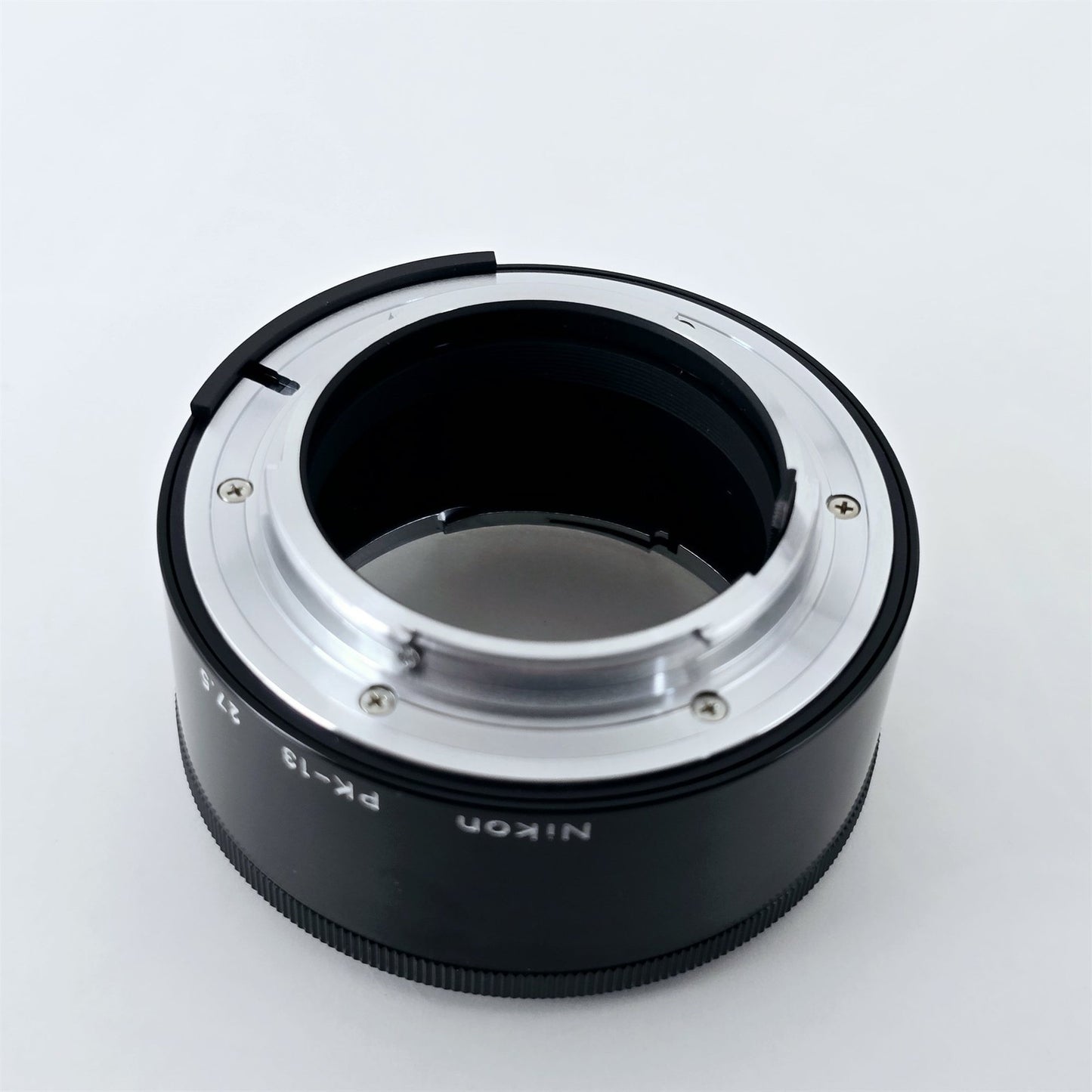 [Pre-owned] Nikon PK-13 27.5mm Auto Extension Ring Tube for F Mount — Top Mint — Japan #5439