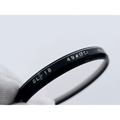 [Pre-owned] Mamiya 49mm (FC) SL-1B Lens Filter Genuine — Near MINT — Japan #4874