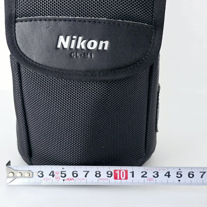 [Pre-owned] Nikon CL-M1 Black Soft Lens Case for 80-400mm f/4.5-5.6D AF — Mint — Japan #5432