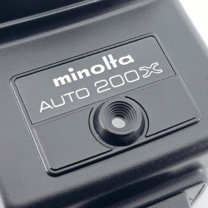 [Pre-owned] Minolta Auto 200X Shoe Mount Flash for XG XD Series — Mint — Japan #5716