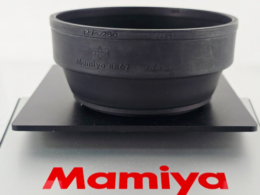 🌸[MINT] Mamiya RB67 127-250 M645 145 77mm Rubber Lens Hood for Sekor From Japan